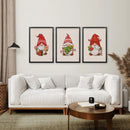 Christmas Gnomes Kids Room Decor Wall Art Set by Wall Art Set