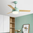 Nordic Macaron Dome Ceiling Fan Light