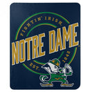Notre Dame Fighting Irish 50" x 60" Campaign Fleece Blanket by Dynasty Sports & Framing