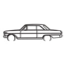 1964 Nova Metal Car Wall Art - MT0071