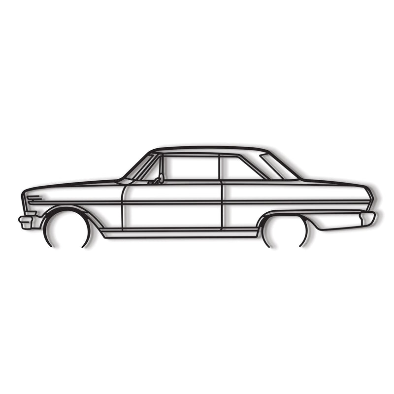 1964 Nova Metal Car Wall Art - MT0071