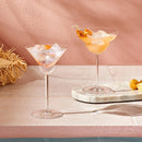 Vintage Set of 2 Margarita Glasses by NUDE USA