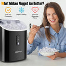 Nugget Countertop Ice Maker with Soft Chewable Ice by LJGDeals