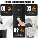Nugget Countertop Ice Maker with Soft Chewable Ice by LJGDeals