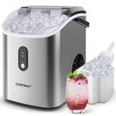 Nugget Countertop Ice Maker with Soft Chewable Pellet Ice-Silver by LJGDeals