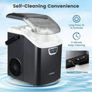 Nugget Ice Maker Countertop with Audible Ice Full Alarm by LJGDeals