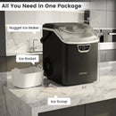 Nugget Ice Maker Countertop with Audible Ice Full Alarm by DirectDeals