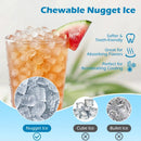 Nugget Ice Maker with Self Dispensing 80 LBS Per Day Chewable Pellet Ice Machine by LJGDeals