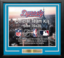 Denver Nuggets Throwback Custom NBA Basketball 16x20 Picture Frame Kit (Multiple Colors) by Dynasty Sports & Framing