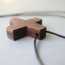 Walnut Cross Necklaces