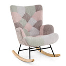 Nursery Rocking Chair with Ergonomic Armrests and High Backrest for Living Room by LJGDeals