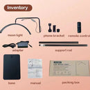 Tattoo Estheticians Pmu Eyelash LED Floor Light,  moon Lamp with phone holder