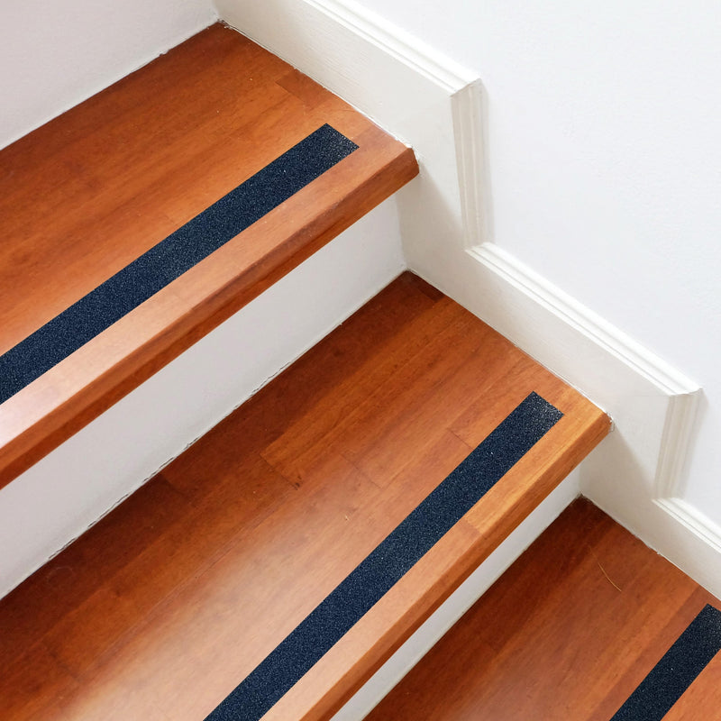 Non-Slip Grip Tape - Waterproof Non-Skid Adhesive Tape For Stairs - 1"X35' Roll, Black
