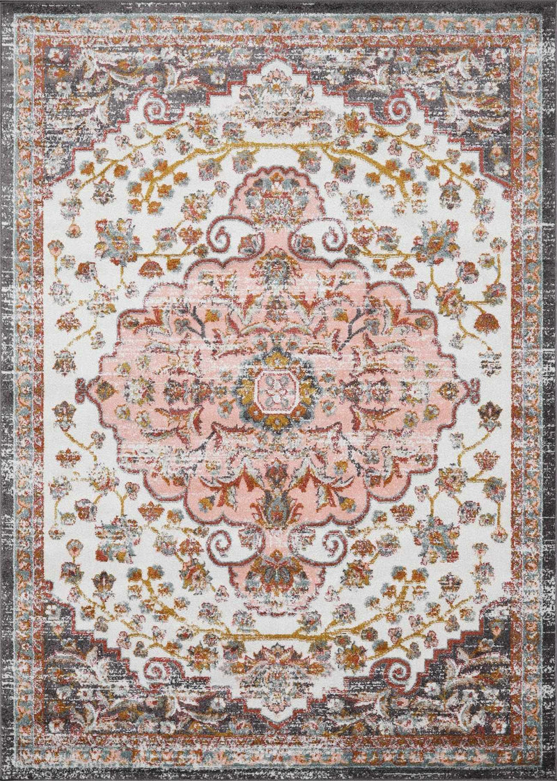 Oark Floral Medallion Area Rug