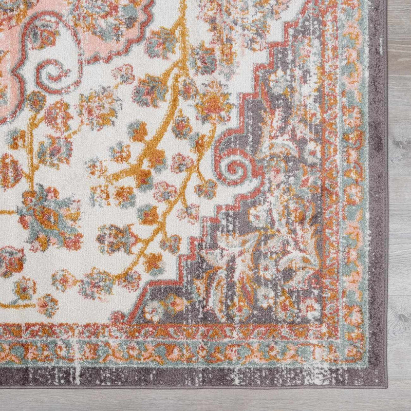 Oark Floral Medallion Area Rug