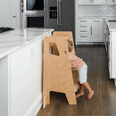 Adjustable Toddler Kitchen Tower with Safety Bars
