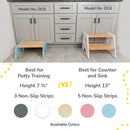 1-Step Wooden Stool for Kids