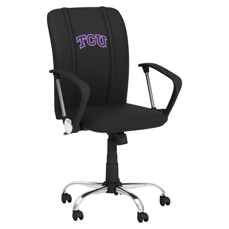 Curve Task Chair with TCU Horned Frogs Primary