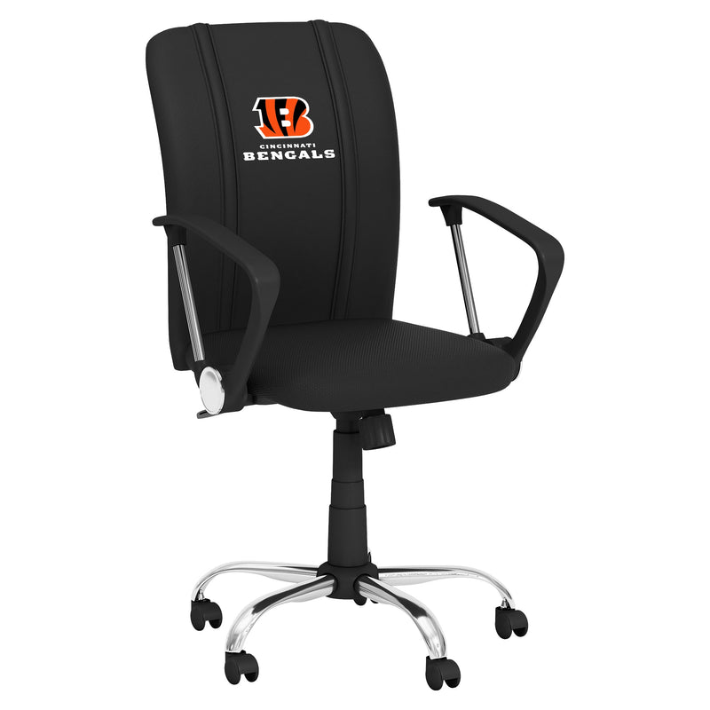 Curve Task Chair with  Cincinnati Bengals Secondary Logo