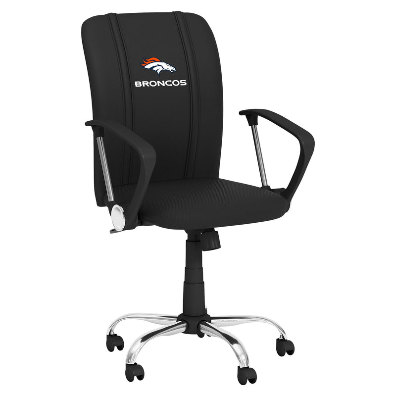 Curve Task Chair with  Denver Broncos Secondary Logo