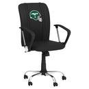 Curve Task Chair with  New York Jets Helmet Logo