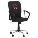 Curve Task Chair with Hockey Helmet Gaming Logo