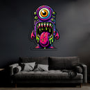 UV Printed Skull Neon Sign, Neon Wall Art, Neon Light Sign, Custom Neon Sign, UV Print Neon Sign, Acrylic Neon Sign, Housewarming Gifts