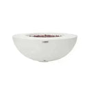 Elementi - Lunar Fire Bowl Cream White - Propane
