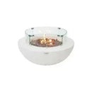 Elementi - Lunar Fire Bowl Cream White - Natural Gas