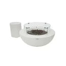 Elementi - Lunar Fire Bowl Cream White - Natural Gas