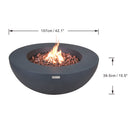 Lunar Outdoor Fire Bowl - Select Fuel Type