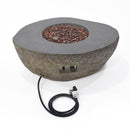 Outdoor Boulder Fire Pit Table - Select Fuel Type