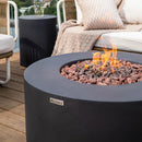 Venice Outdoor Firepit Table - 34 Inches - Select Fuel Type