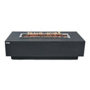 Granville Outdoor Dark Grey Fire Pit Table - Select Fuel Type