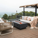 Granville Outdoor Dark Grey Fire Pit Table - Select Fuel Type