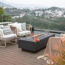 Granville Outdoor Dark Grey Fire Pit Table - Select Fuel Type