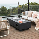 Granville Outdoor Dark Grey Fire Pit Table - Select Fuel Type