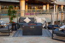 Elementi Rocky Propane Fire Pit, 43 x 43 Inches