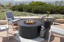 Sol Living Pacaya Propane Fire Pit Light Grey, 43 x 43 Inches