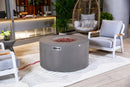 Sol Living Pacaya Propane Fire Pit Light Grey, 43 x 43 Inches