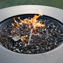 Nimes Outdoor Dark Grey Fire Pit Bowl - Select Fuel Type