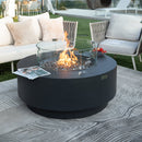 Nimes Outdoor Dark Grey Fire Pit Bowl - Select Fuel Type