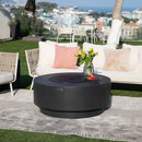 Nimes Outdoor Dark Grey Fire Pit Bowl - Select Fuel Type