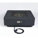 Bergamo Outdoor Dark Grey Fire Pit Table - Select Fuel Type