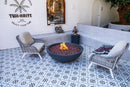 Sol Living Plus Rose Bowl Fire Pit, 48 x 48 Inches
