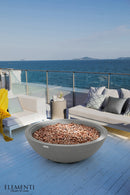 Sol Living Plus Rose Bowl Fire Pit, 48 x 48 Inches
