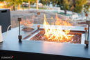 Elementi Plus OFP101BB Copenhagen Porcelain Top Outdoor Fire Table
