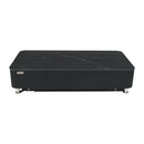 Valencia Outdoor Bulgaria Black Fire Pit Table - Select Fuel Type