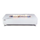 Athens Outdoor Bianco White Fire Pit Table - Select Fuel Type
