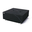 Sofia Outdoor Bulgaria Black Fire Pit Table - Select Fuel Type